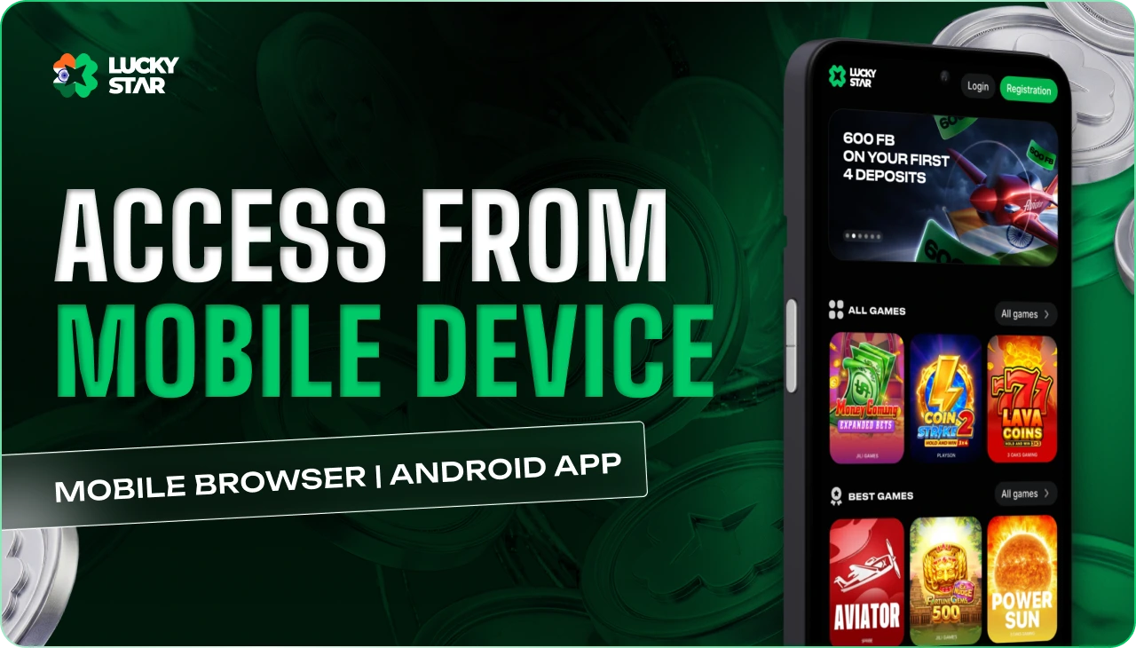 Methods for accessing Lucky Star across smartphones and tablet devices